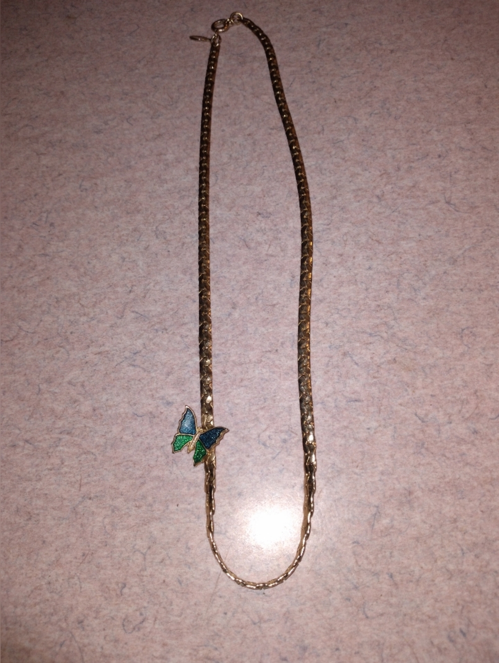 Avon Vintage Butterfly Necklace